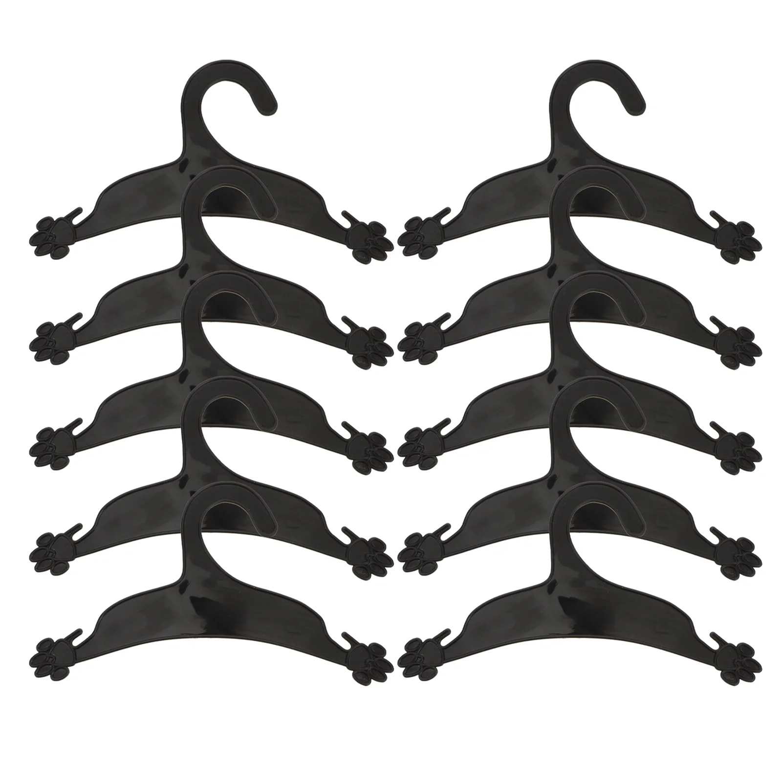

10Pcs Puppy Claw Shaped Hanger Pet Supply Hanging Rack for Small Animal Clothes Lightweight Portable Indoor Outdoor Hanger