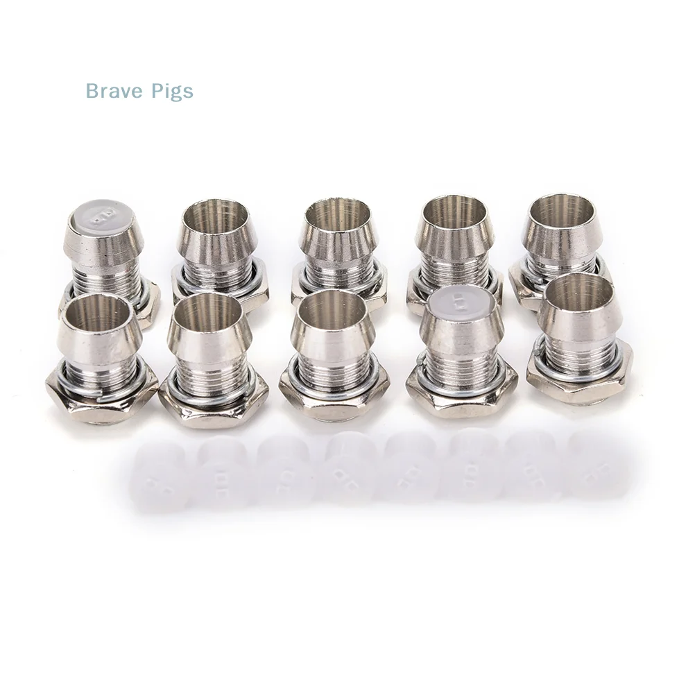 10Pcs Copper 5mm Light Emitting Diode LED Holder Mount Panel Display