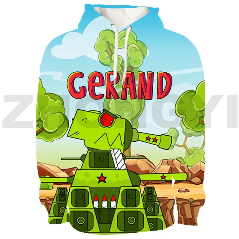 

World of Tanks Hoodie Sweatshirt War Thunder Pullover Oversized Streetwear 3D Game Anime Teenagers Gerand Tanks Hoodies Men