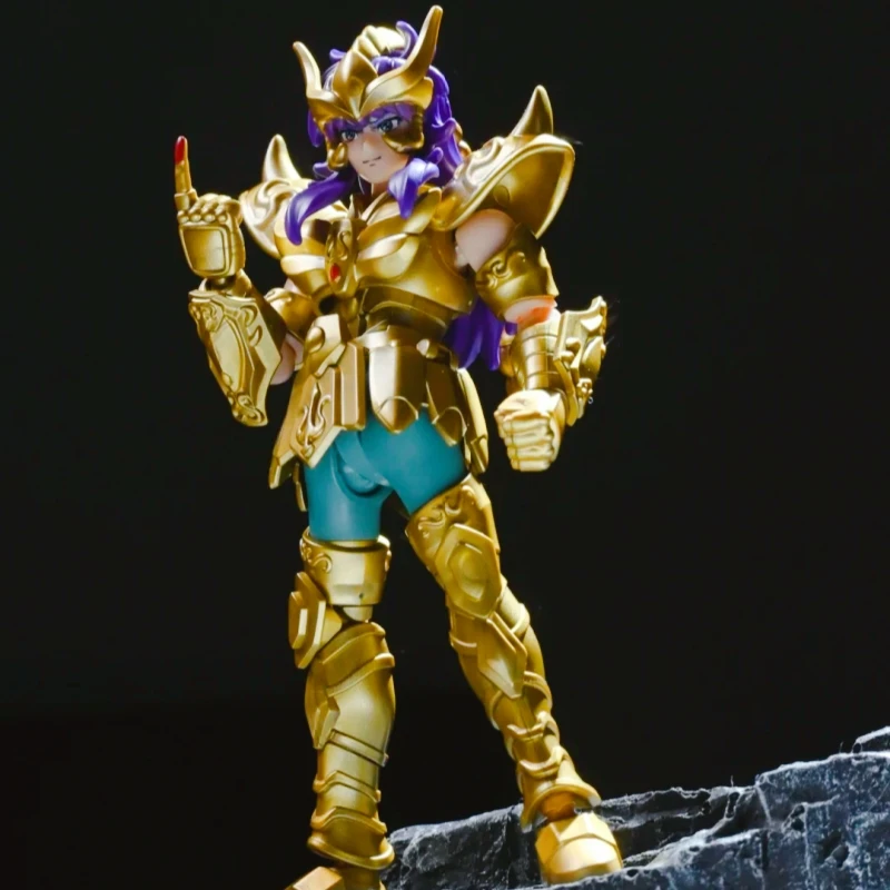 Auf Lager Blokees Blind Box Saint Seiya Galaxy Version 2 Camus Hoyoga Dohko Milo Actionfiguren Anime Modell Blöcke Geburtstagsgeschenke