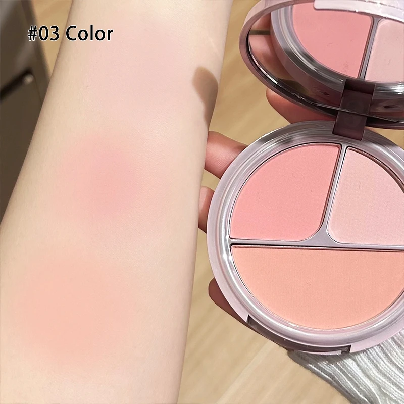 لوحة أحمر الخدود غير اللامعة لون الخد الطبيعي روج الوردي كريم أحمر الخدود ماكياج الوجه أحمر الخدود تمييز كونتور سطع مستحضرات التجميل #5