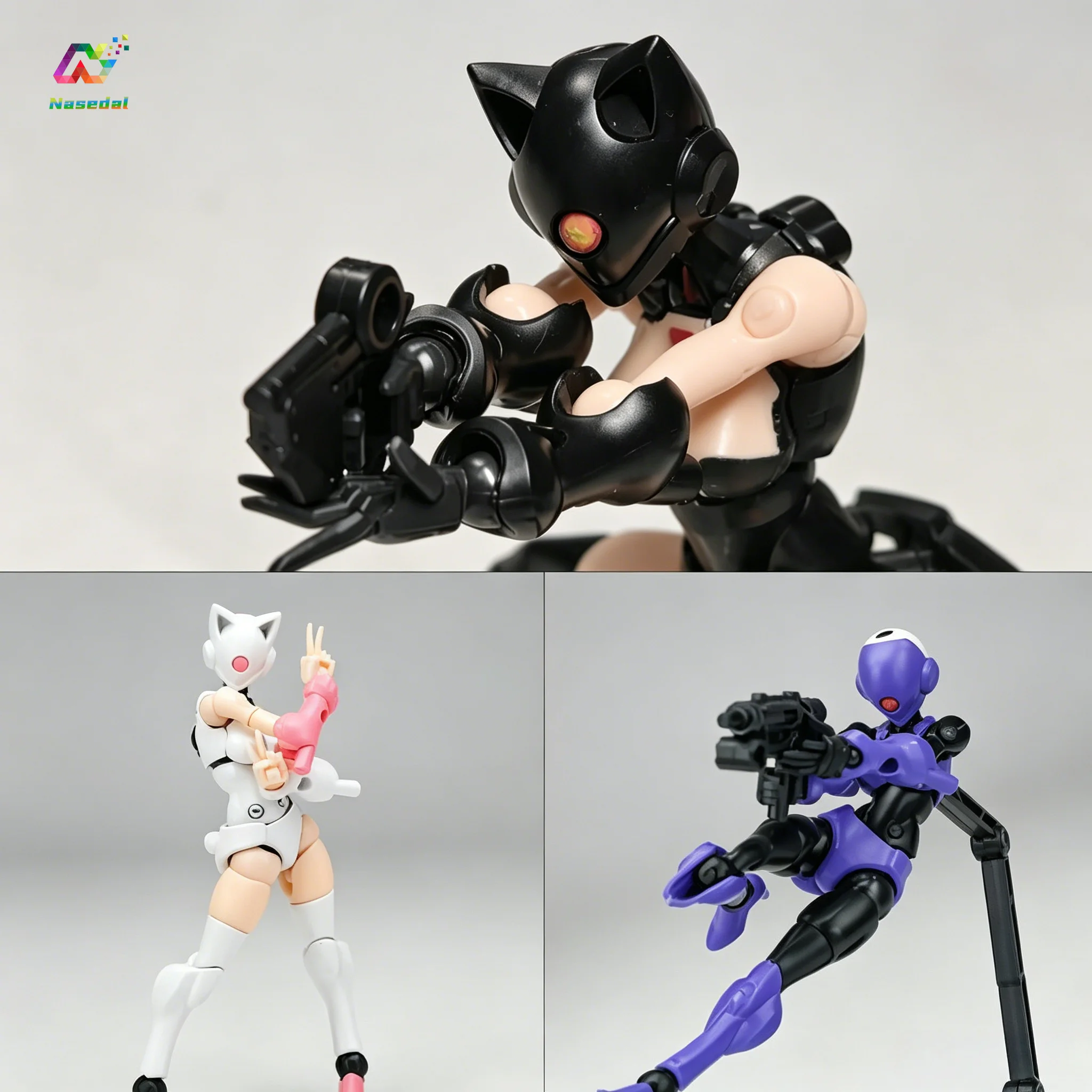 SHEIK MAINLAND 3MIN PROJECT A 3.75 Inch Fierce Attack / Swift Alien Full Articulated Model Kit DIY Figure Collectible 1pc No Box