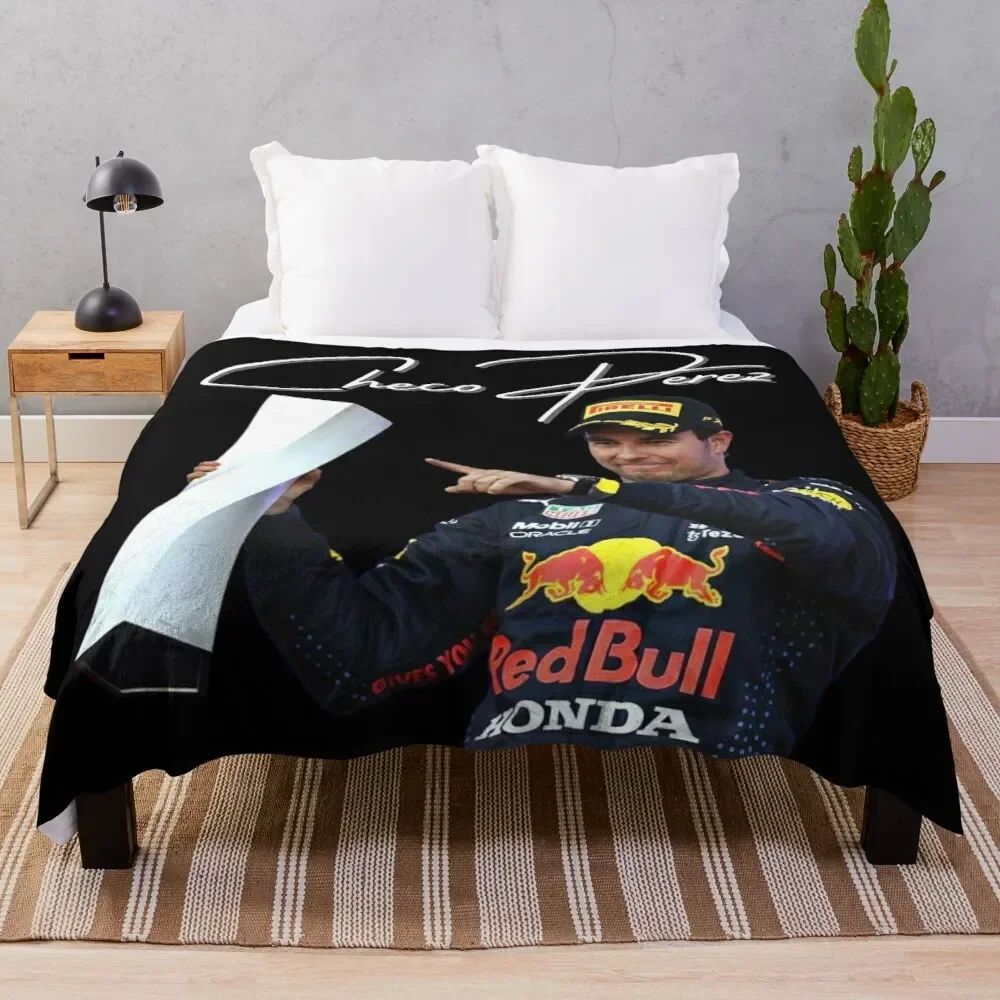 Sergio "Checo" Perez manta Extra grande manta sofá edredón mantas manta gruesa para invierno