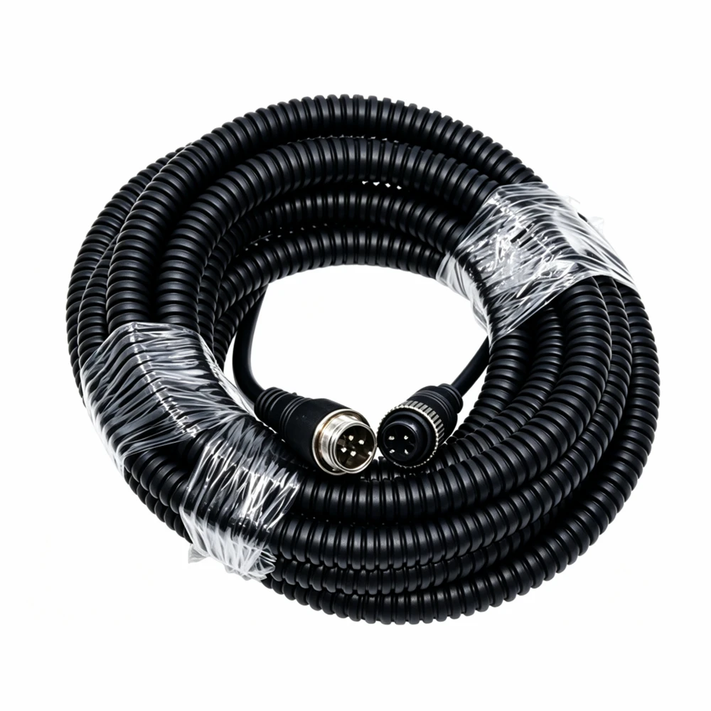 1/3/5/10 Meters 4PIN Aviation Video Camera Cable Car Truck Extension Wire for Rear View Camera and Monitor