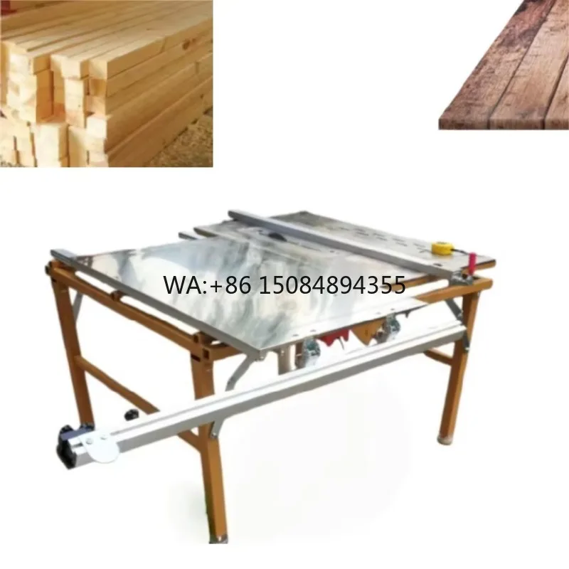 Professional Wood Cutter with Sliding Table and Lifting Mechanism for Precise Woodworking