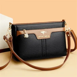 Luxury Women's Leather Crossbody Bag Multi-Functional Fashion Shoulder Bag Business Casual Leather Purse for Daily Commute