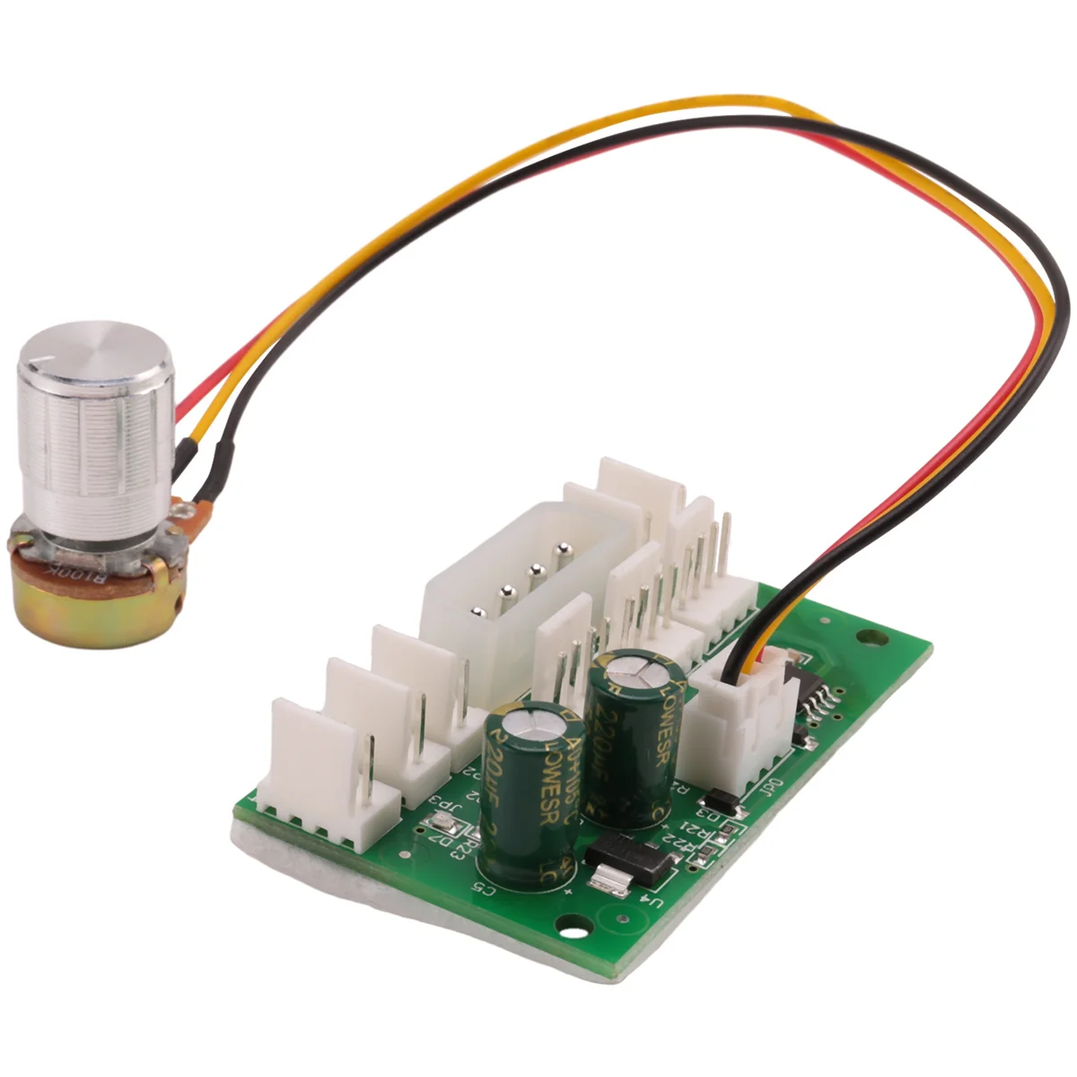 DC 12 В, 8 шахтерских скоростей вентилятора, ШИМ-контроллер, 8-канальный концентратор, мощный контроллер вентилятора, регулятор скорости, 4P, богатый источник питания