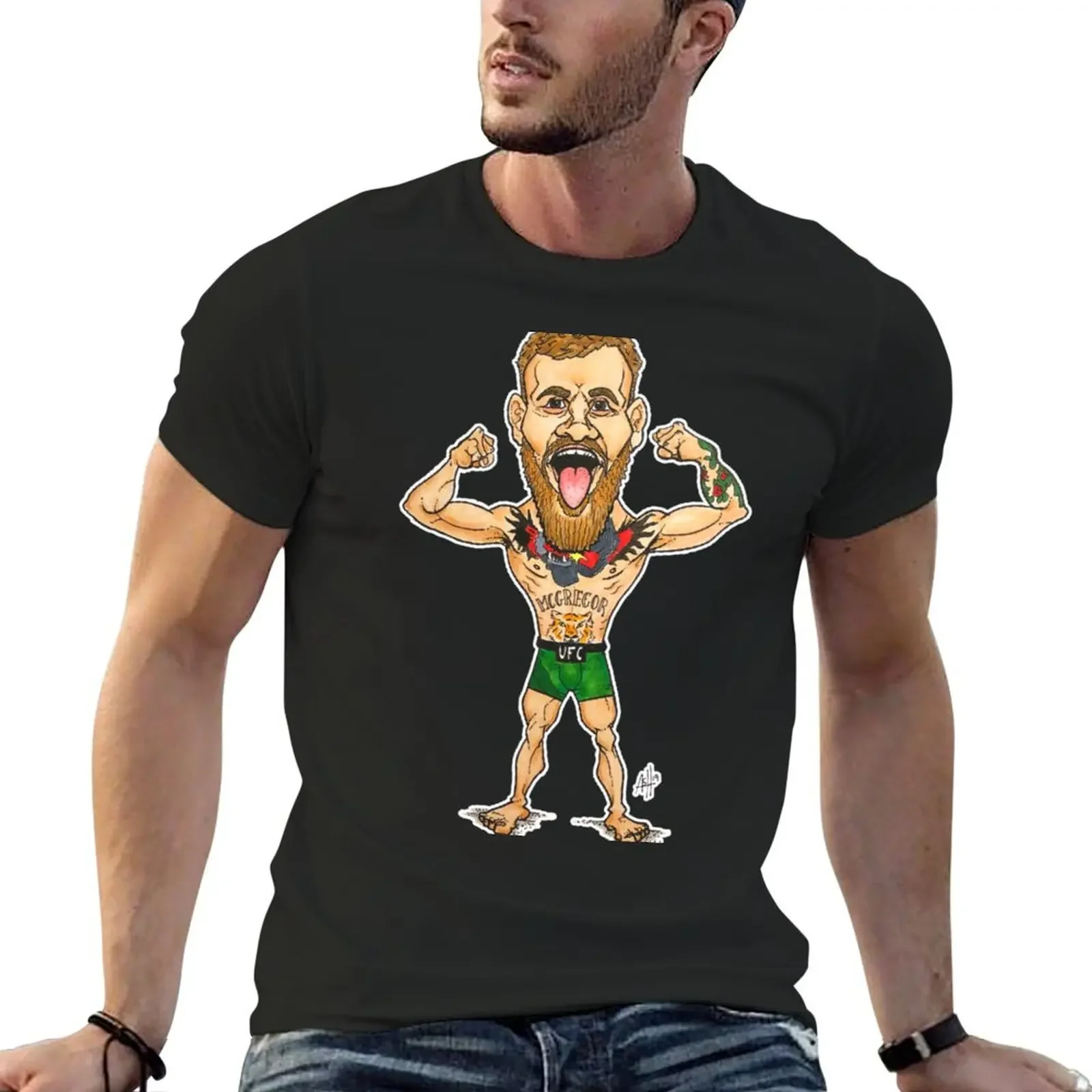 

Connor Mcgregor Classic T-Shirt basketball graphic tees animal prinfor boys plus size clothes blacks men t shirts