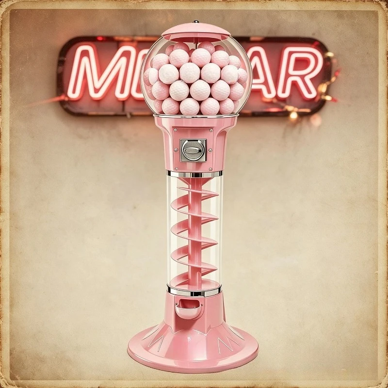 Plug-in coin-operated spiral egg-twisting vending machine, suitable for 32-55mm commercial vending