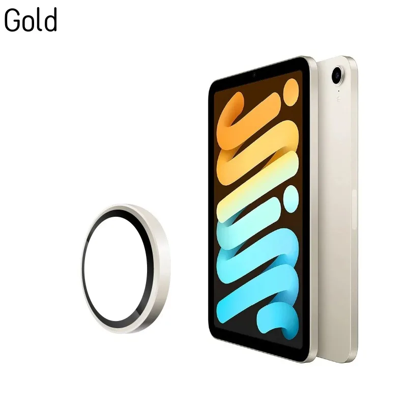واقي عدسة ملون ثلاثي الأبعاد من الزجاج المقسى لجهاز Apple IPad 11th Gen (A16) 2025 10th 10.9 2022 Air 5 4 Mini 7 6 HD غطاء كاميرا #4