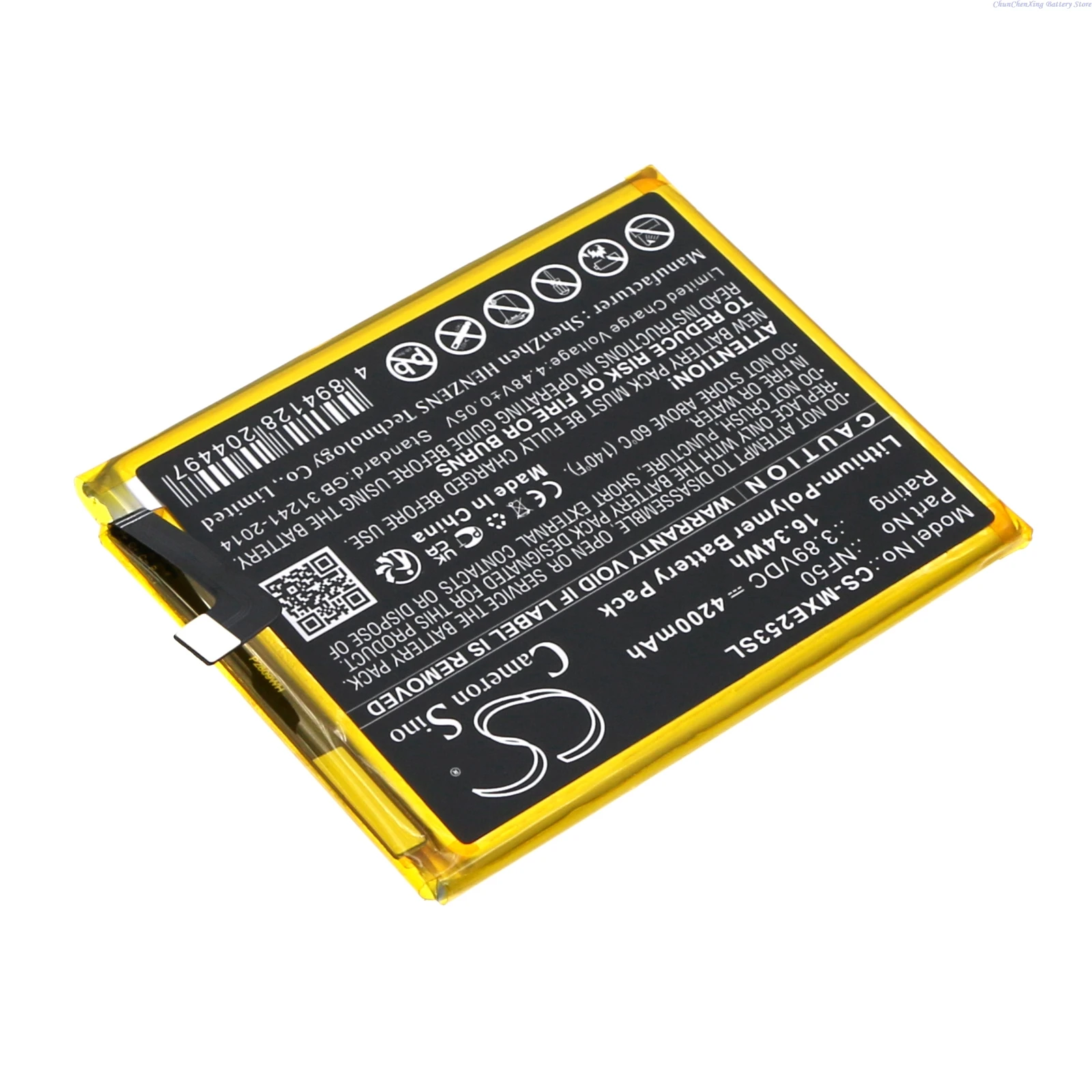 Replacement CS-MXE253SL 3.89V 4200mAh Mobile  SmartPhone Battery NF50 for Motorola XT2205-3  Egde 2022 +TOOLS