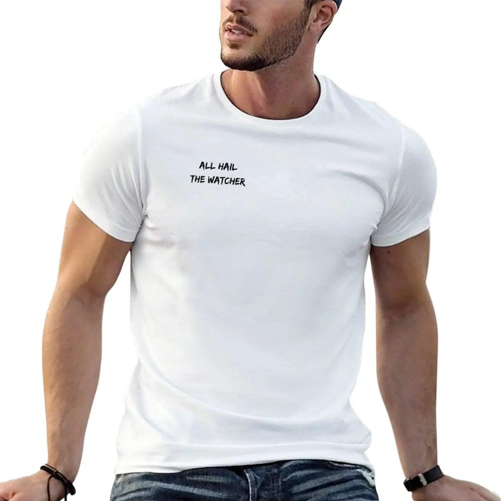 ALL HAIL THE WATCHER! - buzzfeed unsolved T-Shirt mens graphic t shirts man t shirt graphic T-Shirt