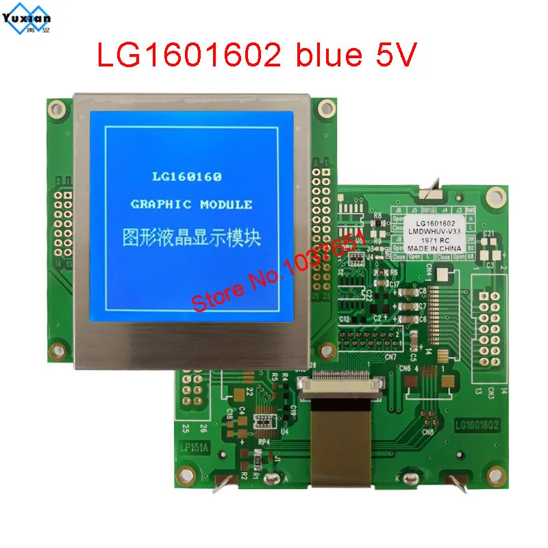 Imagem -03 - Exposição do Lcd Módulo do Painel de Toque Uc1611s Spi Iic I2c Lg1601601 160x160