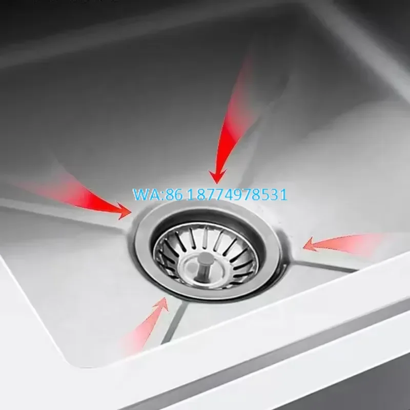 Wmwmnu Stainless Steel Restaurant Kitchen Cabinet with Board Customized Industrial Work Table Cabinet with Drawers