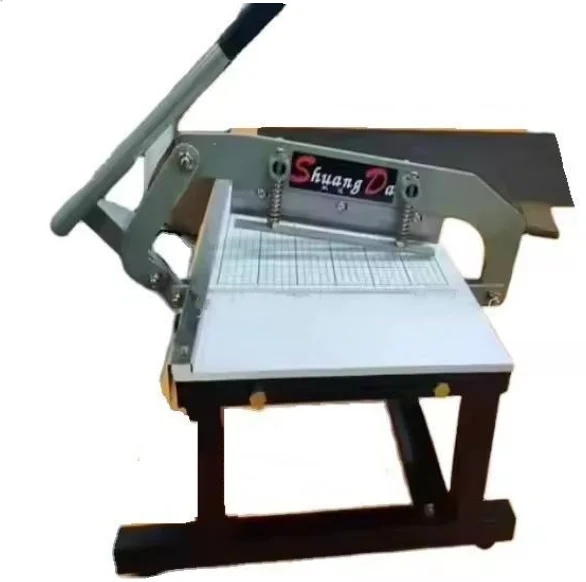 Manual Operated Straight Blade Cloth Cutter Fabric Straight Cutting Machine