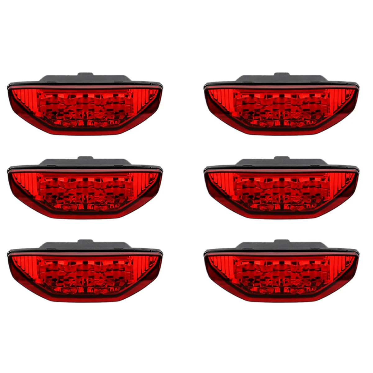 

6X Red ATV Tail Light Taillight for Honda TRX420 TRX500 Rancher Foreman TRX 400EX RUBICON TRX250 2006-2015