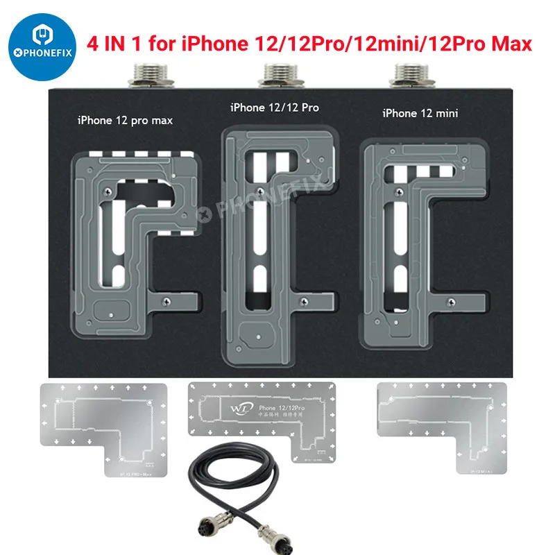 محطة لحام ذات طبقات اللوحة الرئيسية WL HT007 لهاتف iPhone X 11 12 13 14 15 16 Pro Max PCB منصة تسخين إزالة اللحام