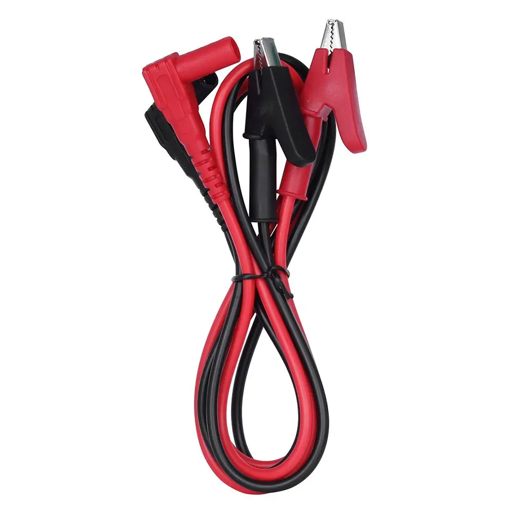 High Quality 20A, Pure Copper 4mm, 90cm Length Durable Crocodile Clip Test Wire Universal Plug Probe Test Multimeter Wire Clip