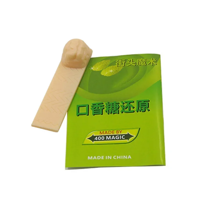 Chewing Gum Restore Magic Trick Funny Restoration Magic Novelty Gag Mentalism Illusion Close Up Magic Toy Easy To Do For Kids