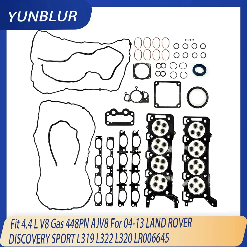 

Engine Parts Full Gasket Set Fit 4.4 L V8 Gas 448PN AJV8 For 04-13 LAND ROVER DISCOVERY SPORT L319 L322 L320 LR006645