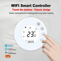 Tuya X7 Wifi Slimme Verwarming Thermostaat LCD Display Spraakbesturing Alexa Alice/Elektrisch/Water Vloertemperatuurregelaar