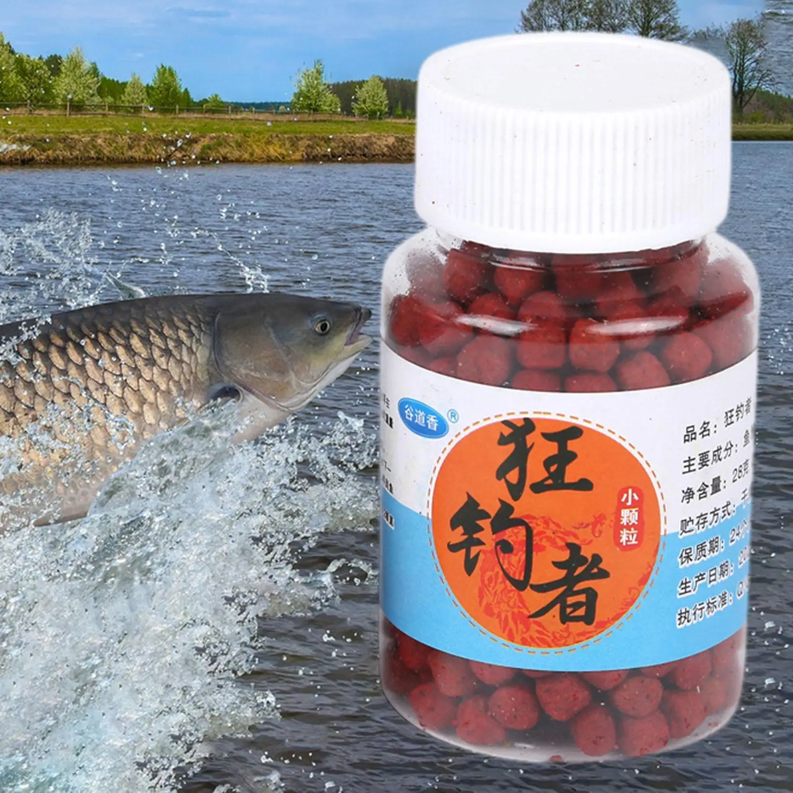 Fischlockstoff für Barsche, natürliche, hochkonzentrierte Angelköder, Umweltschutz, Fischköder für Karpfen, Hering, Tilapia