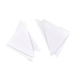10/20pcs Fixed Collar Triangle Patch Thickened PVC Collar Anti-Warping Edge Shaper No Curl Collar Shirt Extenders