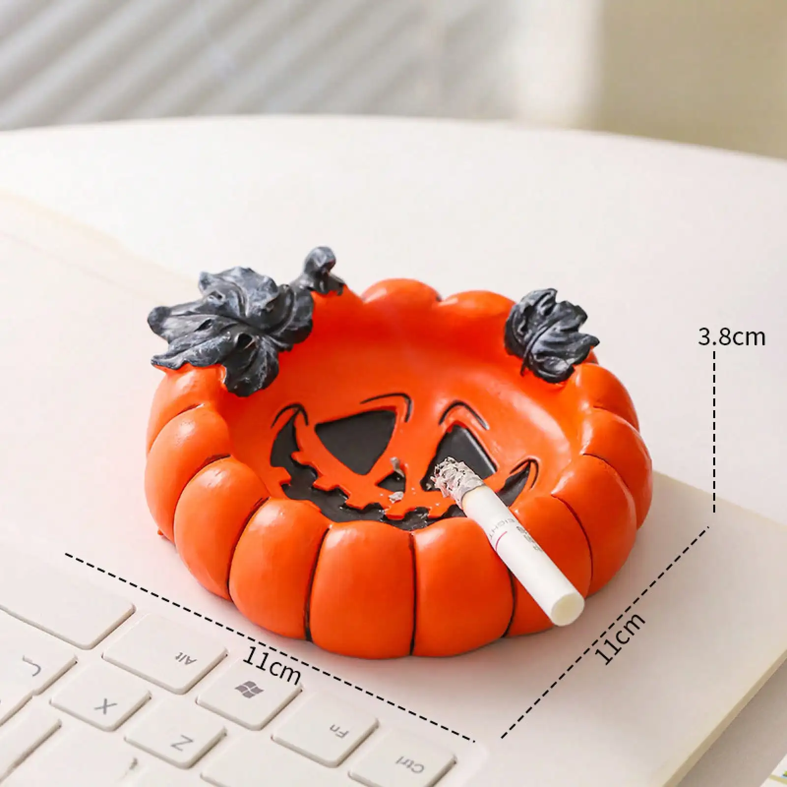 

1PC New Arrival Creative Personalized Pumpkin Head Resin Ashtray, Home Desktop Dr Ornament Halloween Gift, Pumpkin Head-Themed Ashtray, New Creative Resin Ashtray, Home Desktop Halloween Dr, Halloween Gift Ashtray, Personalized Pumpkin Resin Ornament, Cre