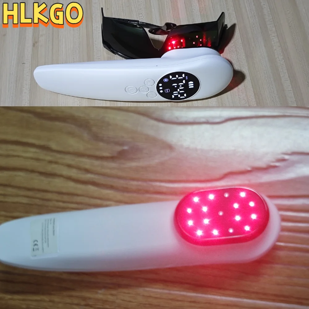 Strong Pain Management Laser, 560mW Professional Device with 808nm & 650nm Cold Laser for Therapeutic Treatment and Relax Massag