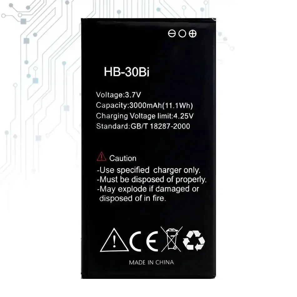 

Mobile Phone Battery 3050Mah Good Low-Temperature Performance High Compatibility For Homii HB-30Bi