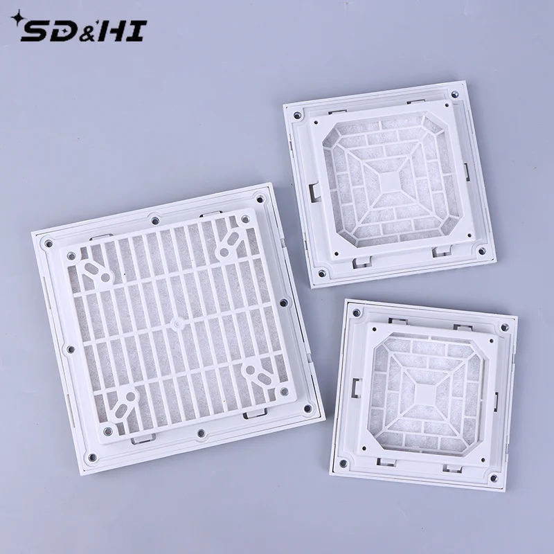 801/802/803 Lüftungsfilter-Set EC 115 V/230 V oder DC 12 V/24 V Lüfter, wasserdicht, staubdicht, für Gehäuse, Schränke
