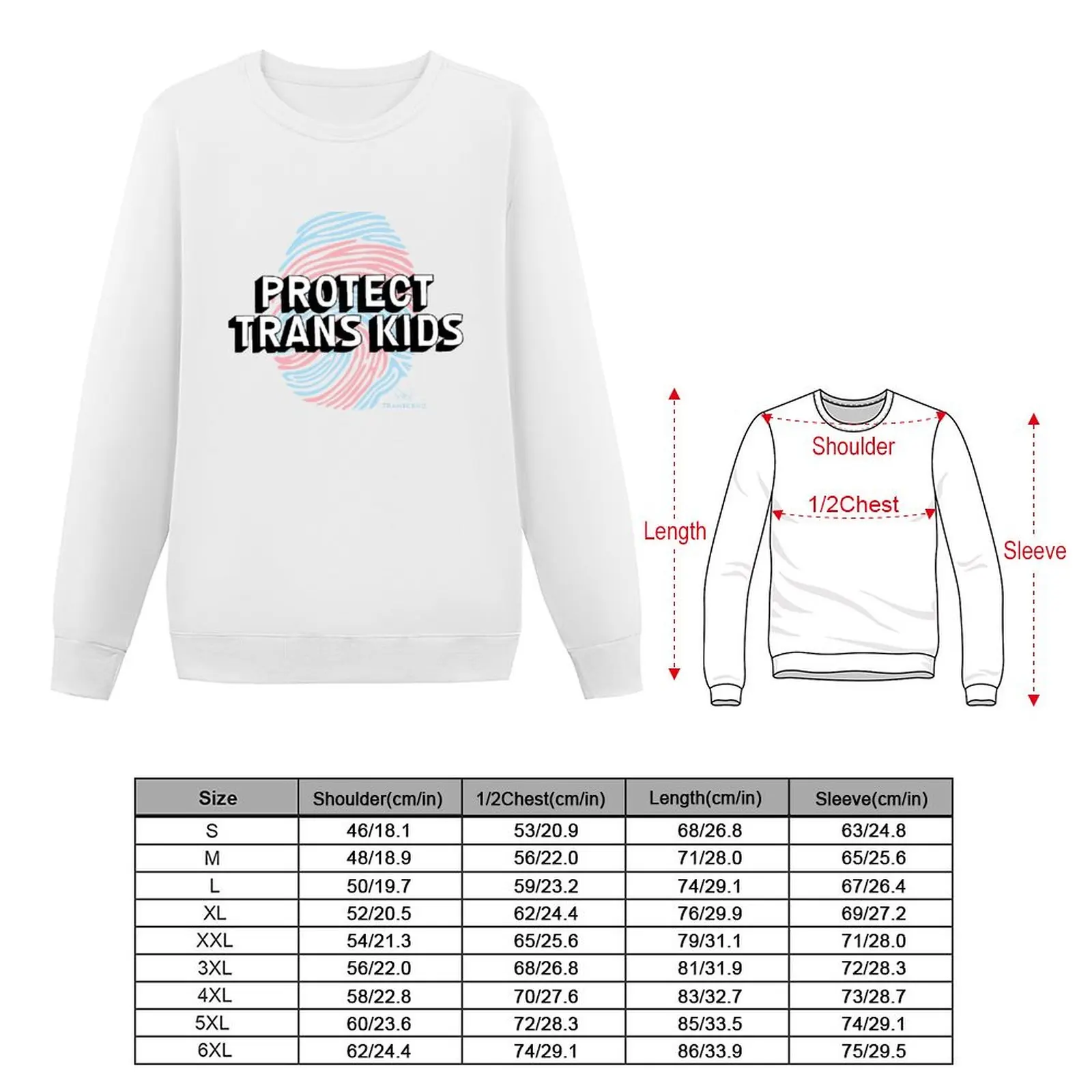 Protect Trans Kids - Transcend Australia Sweatshirt autumn new products sweatshirt male