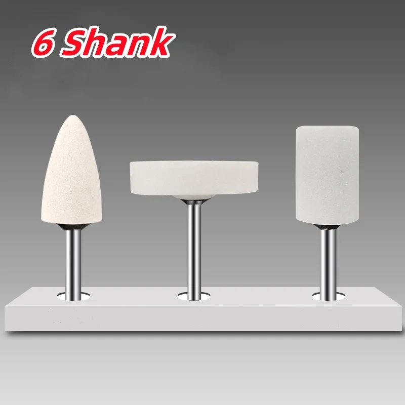 

6mm Shank Mounted Grinding Stone Wheel Mounted Grinding Stone Wheel 16/20/25/30/35/40mm For Drill Grinder Rotary Tool