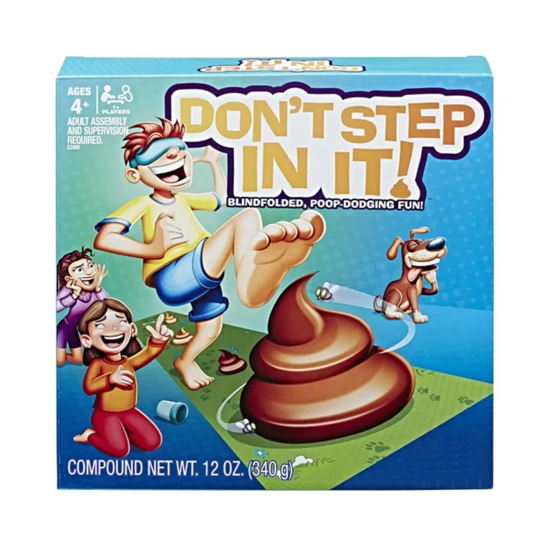 Don\'t Step In It Family Fun Interactive Board Game Blind stepping game toys party game prop for family kids birthday presents