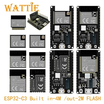 ESP32-C3 ESP-C3 ESP32-12F 13 13U 01M ESP32-C3-32S M1 WiFi+ BLE 5.0 ESP-C3-32S ESP-C3-12F ESP-C3-M1 2,4 GHz WiFi Kablosuz Çift