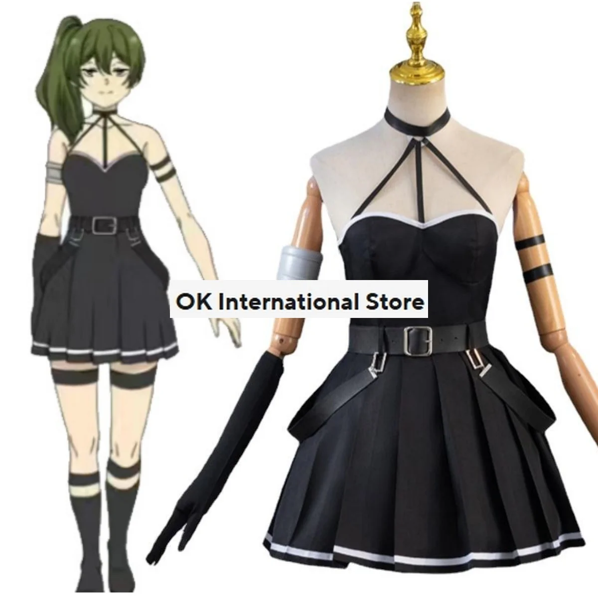 Frieren Ubel Cosplay para Mulher, Anime, Beyond Journey's End Frieren, Anime, Vestido de festa