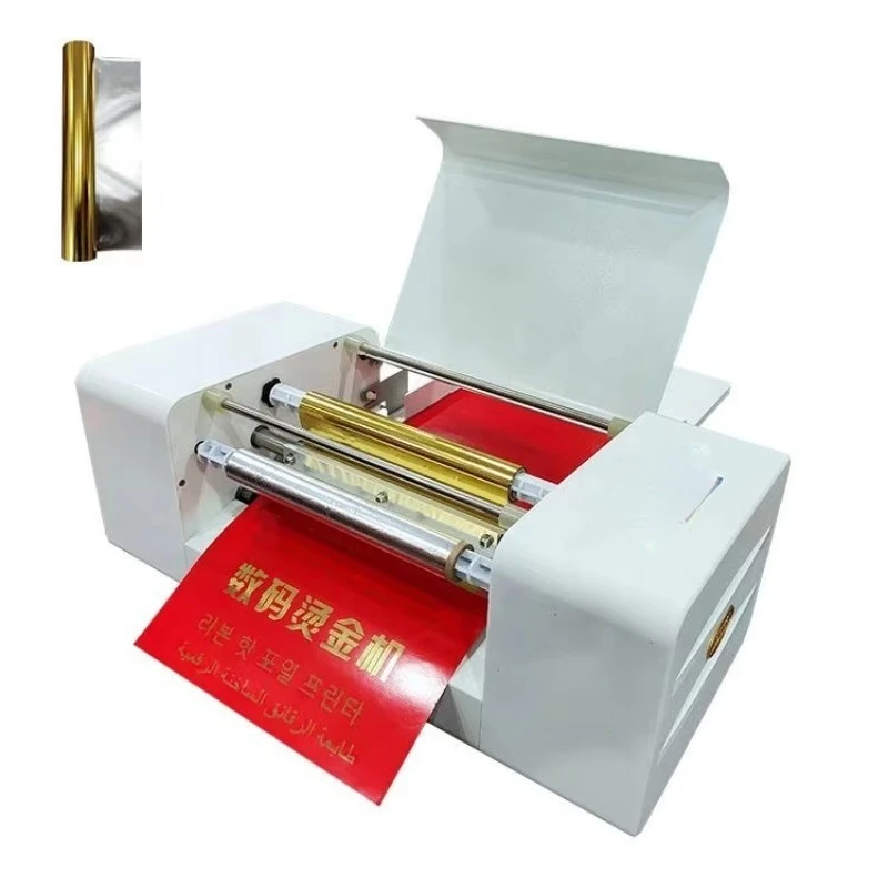Hot Foil Stamping Machine 360A Hot Stamping Logo Machine for Paper Packaging Box Card Gold Foil Printing High Efficiency