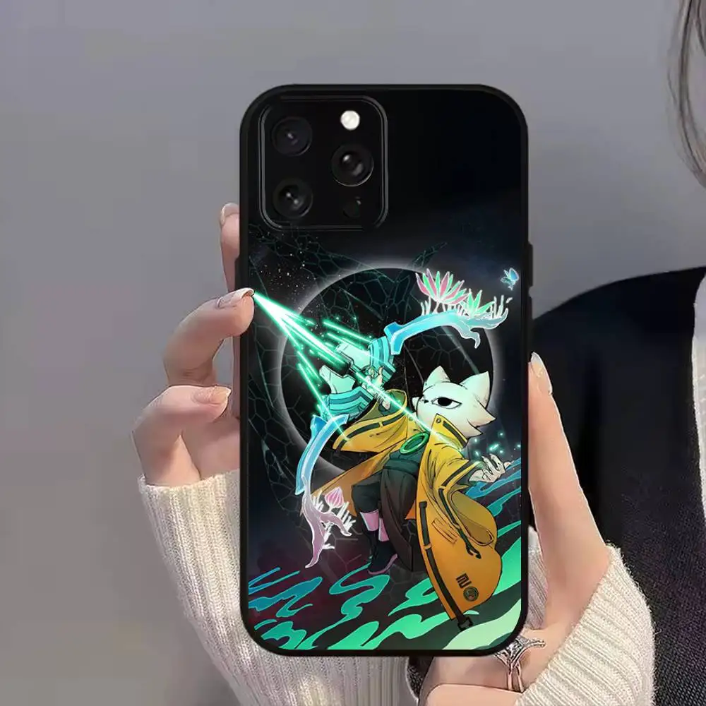 حافظة هاتف مطبوعة بالكامل من N-Nine Game S-Sols لهاتف iPhone 11,12,15,16,17,13,14,Pro,Max,Plus,E,Mini,Air,SE4 غطاء ناعم أسود