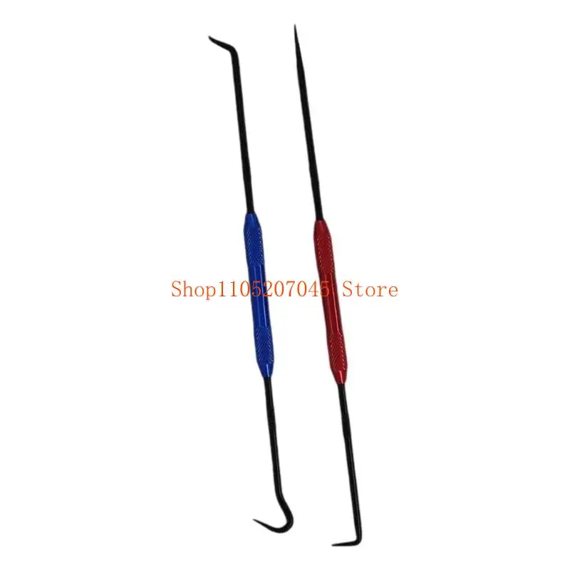 37cd Alloy Steel Oil Seal Hook Set 2PCS Double Head Tools For Bike Automotive Repair