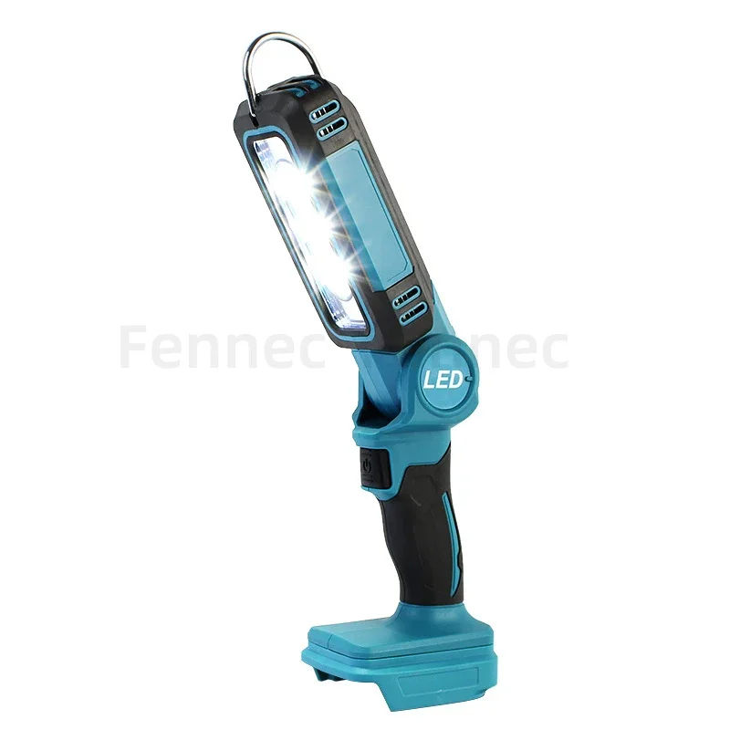 Outdoor Flashlight Portable Floodlight Suitable for Makita Without Battery Multi-function Repair Camping Lighting Tool Light