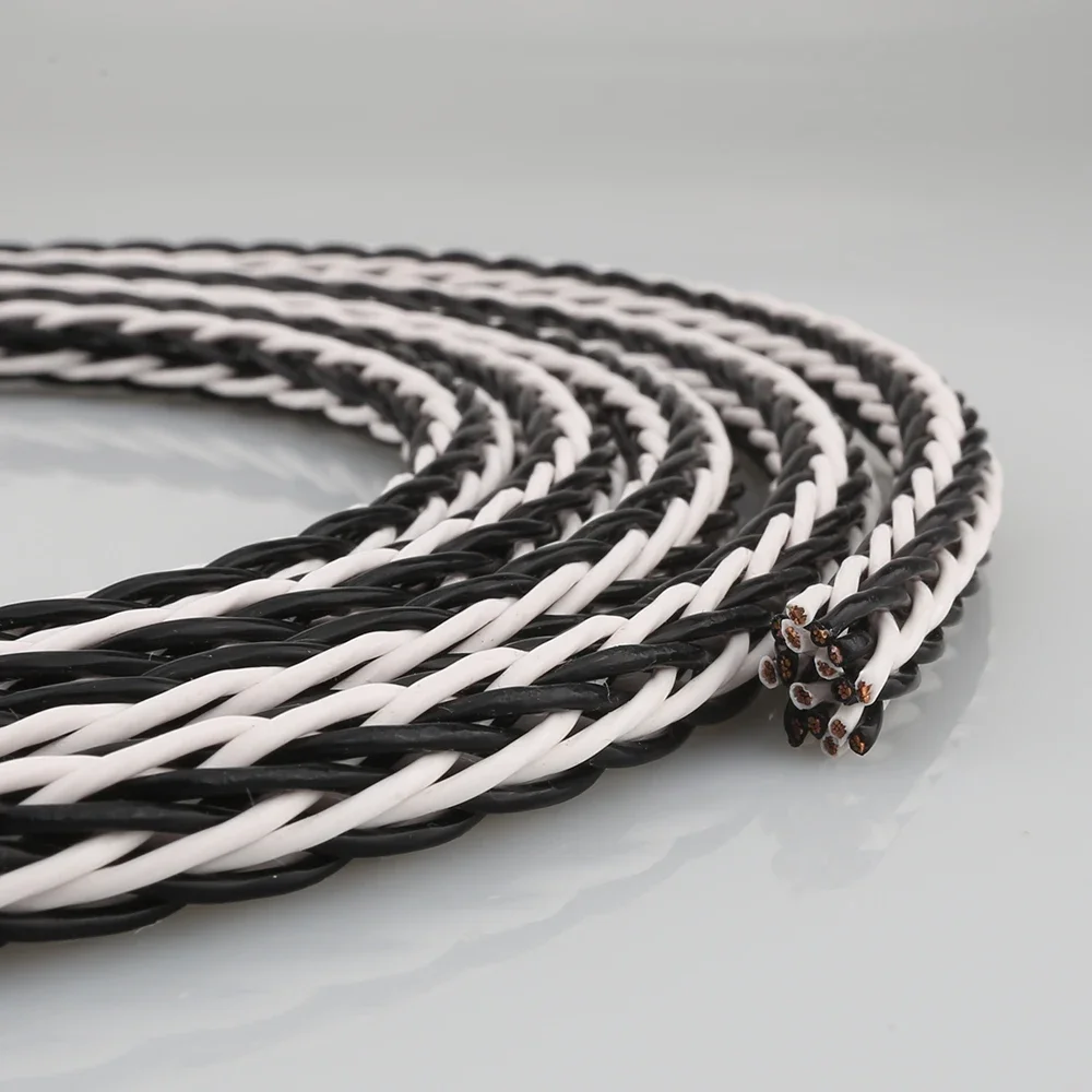 HIFI 8TC 7N OCC Pure Copper Speaker Cable Hi-End Audio Wire for Loudspeakers - Premium Sound Quality