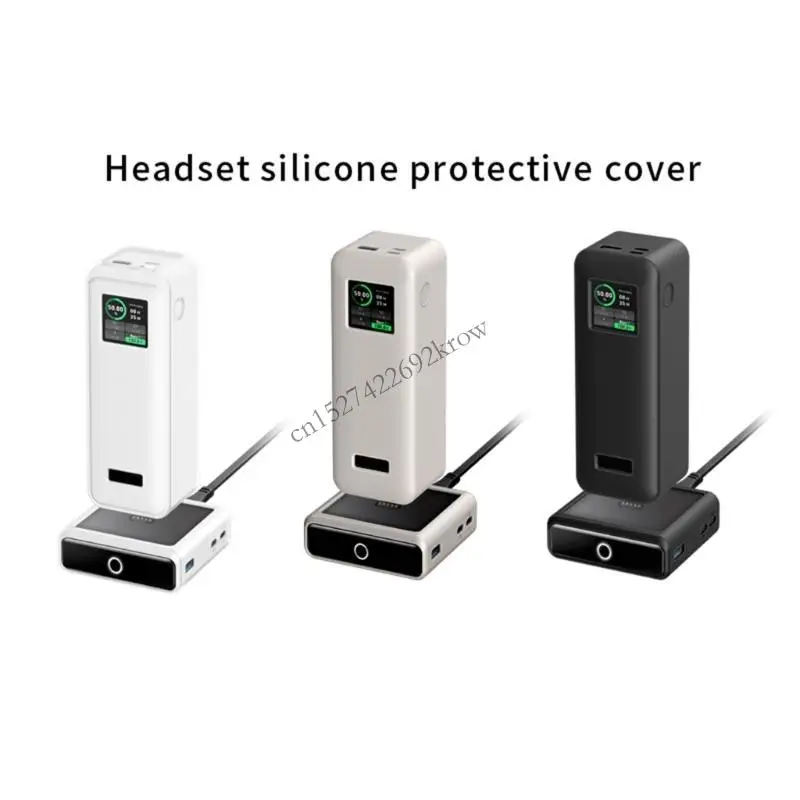 

Shock Absorbents Silicone Sleeve for Anker 27650mAh 250W Powerbank Dust Resistant