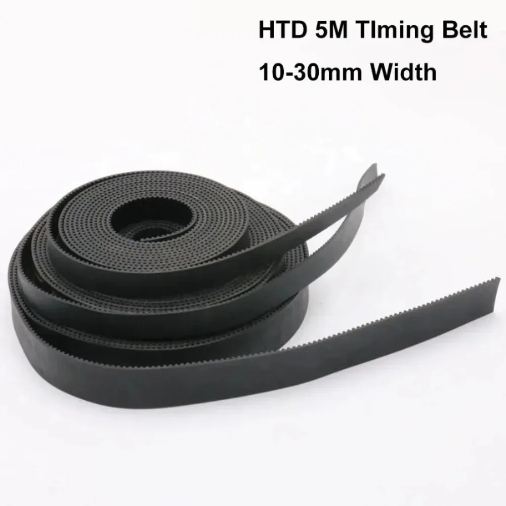 HAOJIAYI HTD-5M Open Belt 5M Timing Belt 5M-15 20 25 30mm Polyurethane for CO2 Laser Engraving Cutting Machine