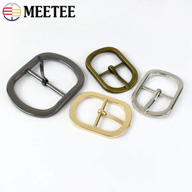 10Pcs 12/15/20/25/32/38mm Metal Belt Buckles Bag Shoes Pin Buckle Handbag Strap slider Clasp DIY Leather Crafts Accessories