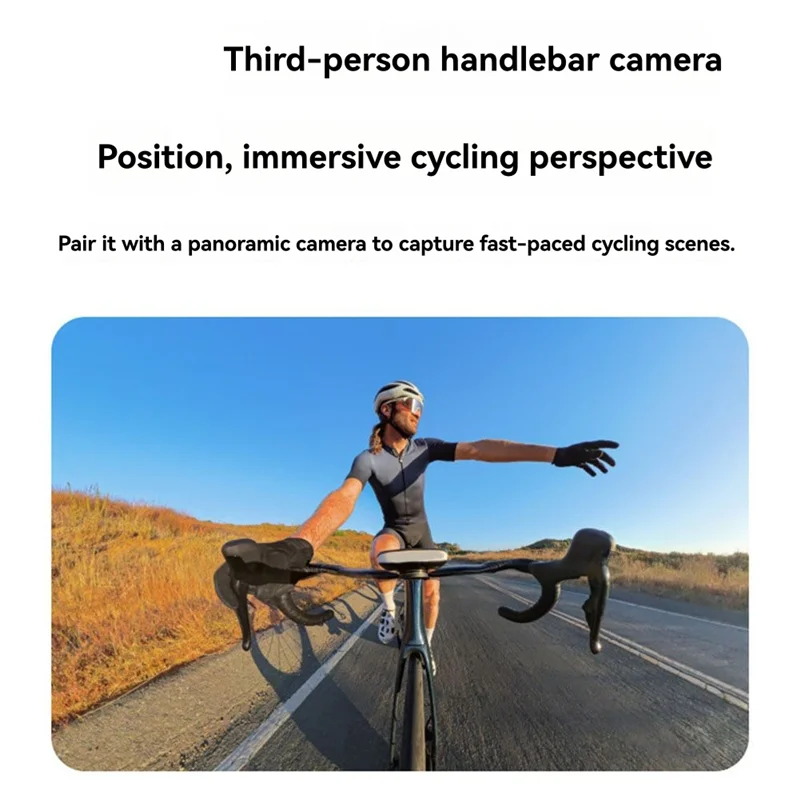 FFYY-For Insta360 Bike Computer Mount Kit For X4/X3/Acepro2 Versatile Cycling Accessory B