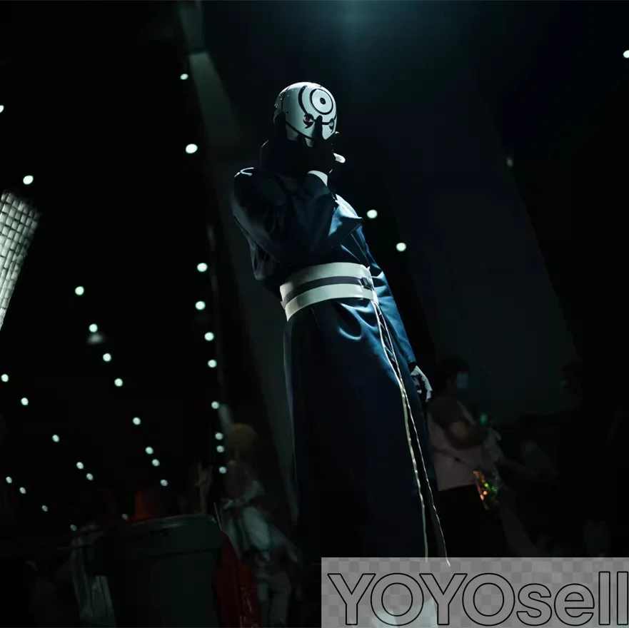 Obito Uchiha Cosplay Costume Anime Ninja Shinobi Akatsuki Robe Halloween Carnival Outfits view 4