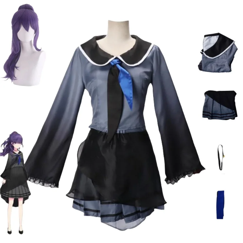 

Asahina Mafuyu Cosplay Costume Anime Project Sekai Colorful Stage Cosplay Sailor JK Uniform Halloween Party Uniform for Women