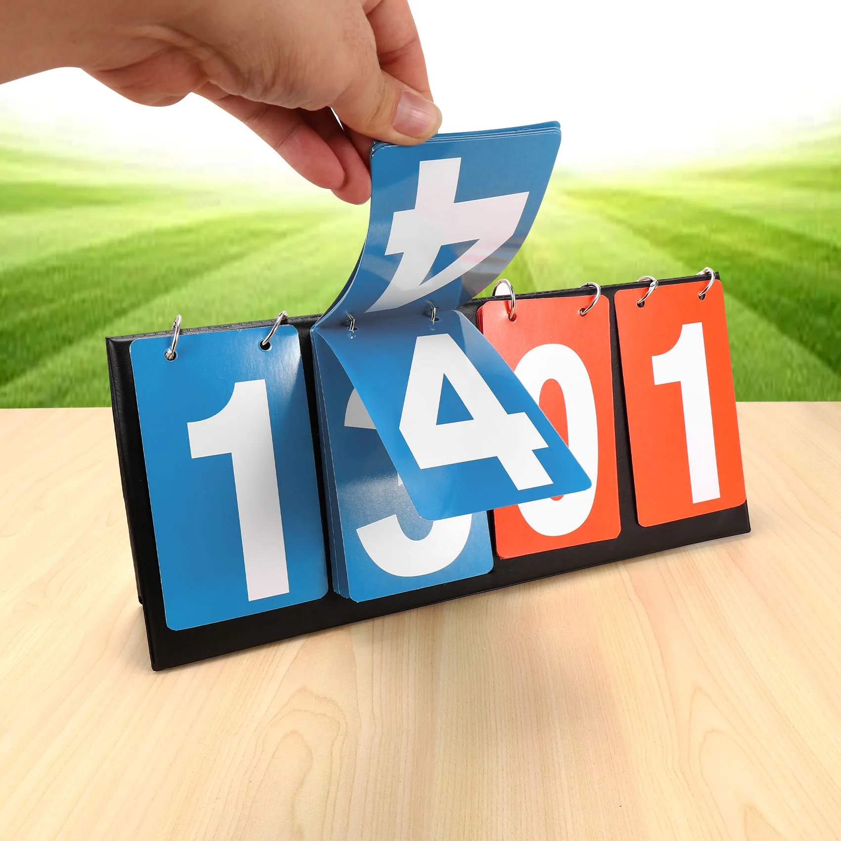 【CYBER MONDAY】4 Digit Score Board Basketball Soccer Scoreboard for Basketball Football Badminton Volleyball Table Tennis