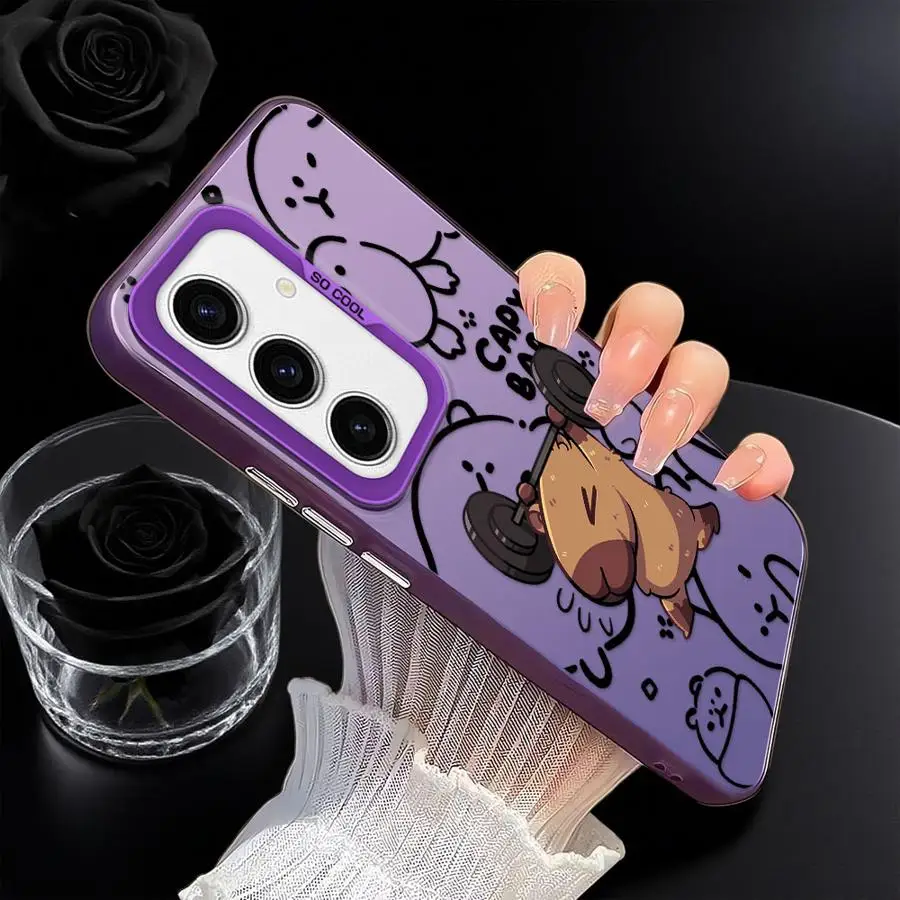 Caypabara Cool Case for Samsung Galaxy A26 A33 A34 A53 A24 A36 A23 A25 A32 A73 A22 A52 Back Phone Cover