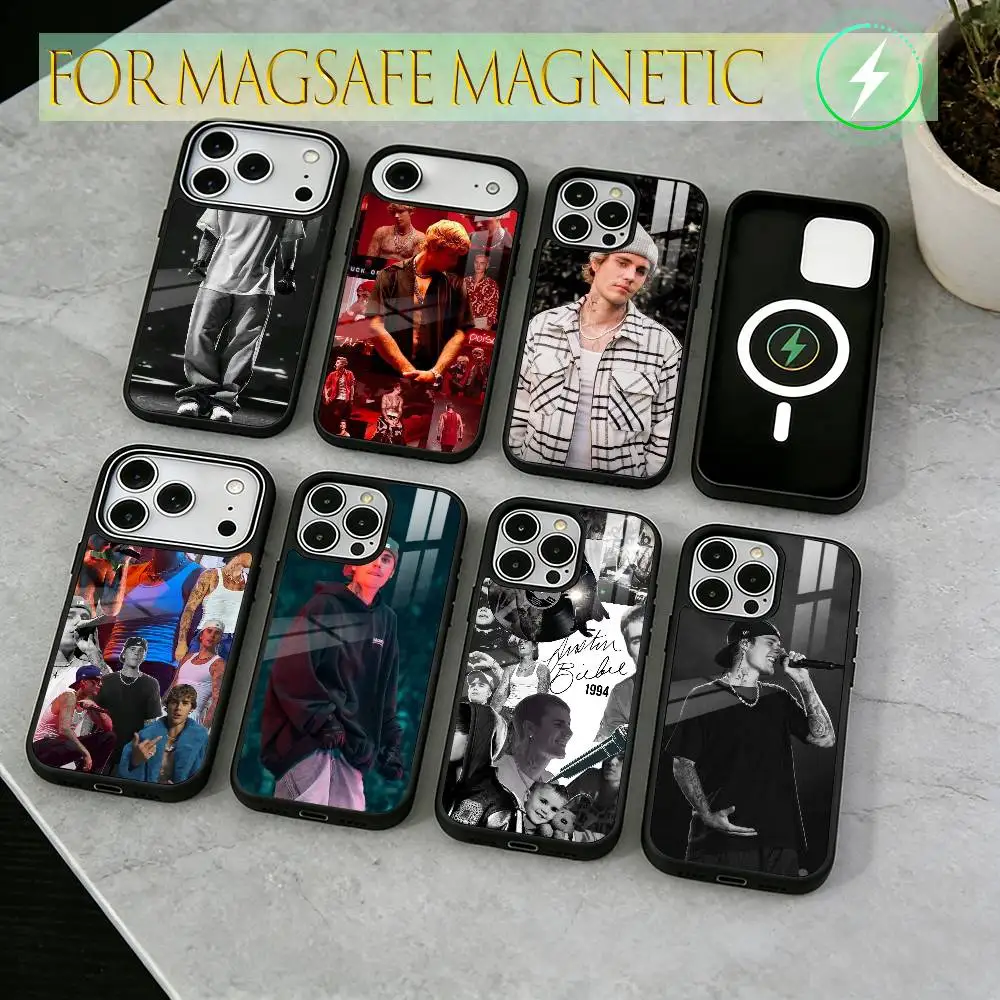 

Swag J-Justin B-Bieber Phone Case For iPhone17,16,15,14,13,12,11 Plus,Pro Magnetic with Magsafe Wireless Charging